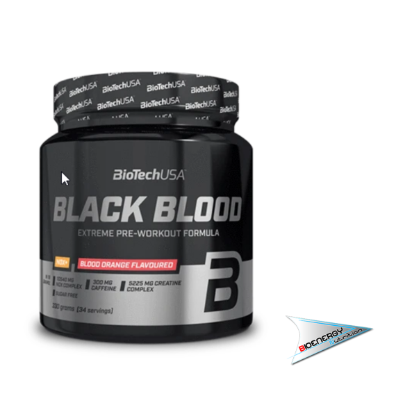 Biotech-BLACK BLOOD NOX+ (Conf. 330 gr)  330 gr Blueberry e Lime  